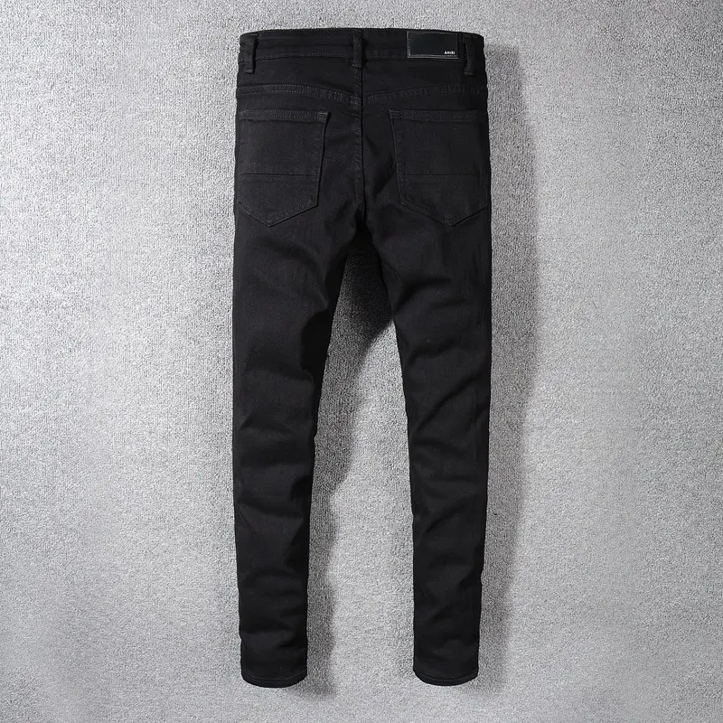 Title 6, Jeans rasgadas masculinas com strass, estilo ar...