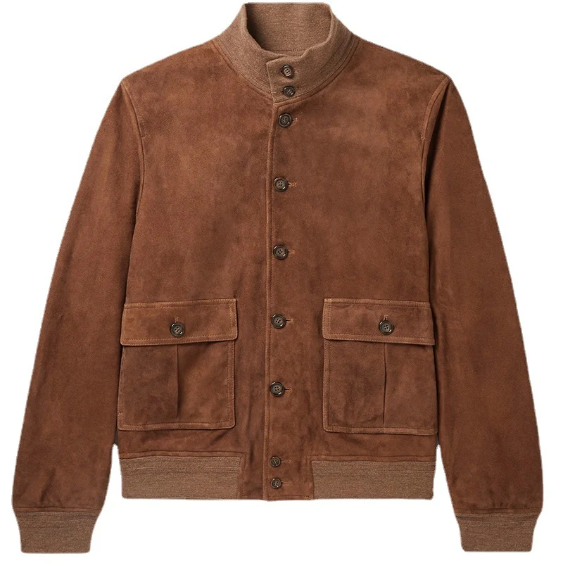 Title 5, Mens Slim Fit Solid Color Fashion Jacket. Styl...