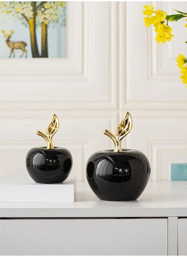 Title 23, Simple Black Ceramic Home Ornaments Living Room...
