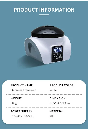 Title 4, New Smart Electric Steam Nail Polish Remover. E...