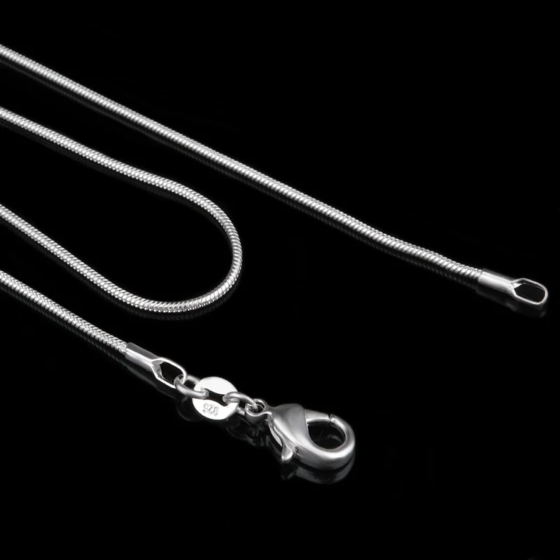 Title 4, SILVER PLATED Ogrlica 1 mm 16 18 20 22 24 26 28...