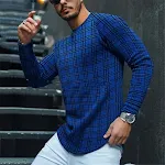 Blue plaid