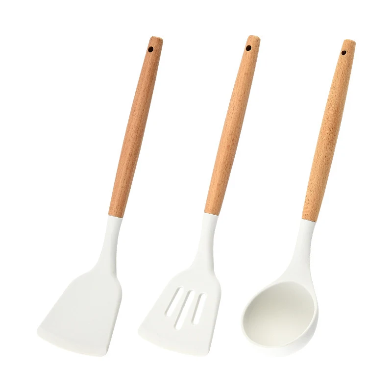 Title 3, Silicone Kitchen Spatula Spoon Cooking Cookware...