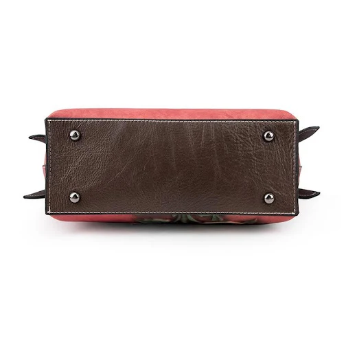 Title 16, Hand-embossed Leather All-match Crossbody Bag