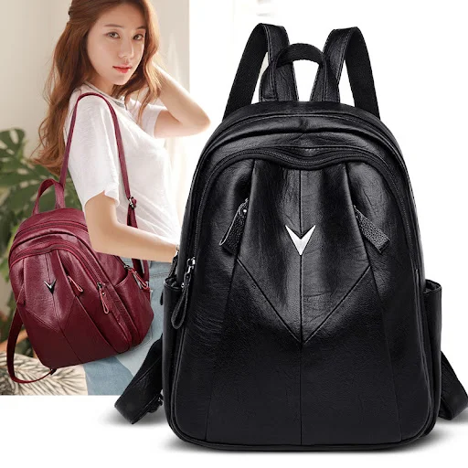 Title 5, New Large Capacity Korean Trend Backpack Spacio...