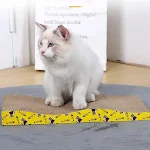 Cat Toys Pet Cat Scratching Board Corrugated Cardboard Pad Grinding Nails Interactive Protecting Furniture Cats Scratche — photo 4