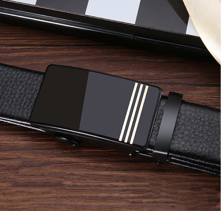 Title 7, Mens Business Acrylic Automatic Belt Effortles...