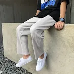 Pantalon Ample Homme à Pinces Confort et Style Polyvalent Parfait pour un Look Décontracté Chic ou Élégant Idéal pour Toutes les Occasions et Tendances — photo 4