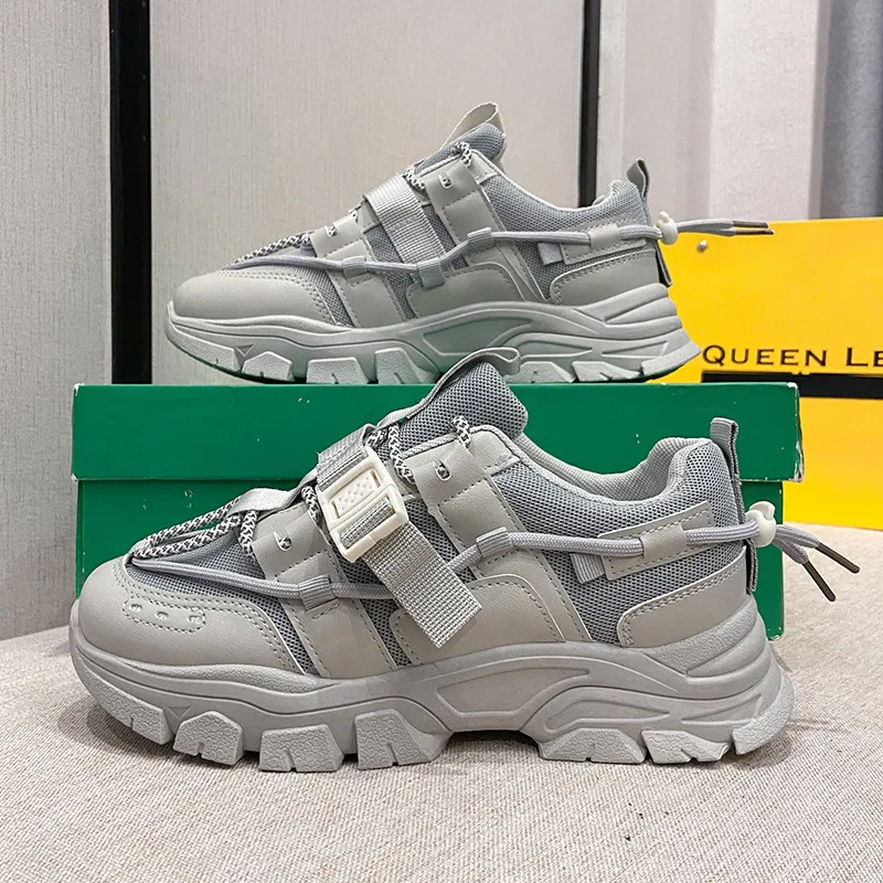 Women's Sneakers with Thick Soled Daddy Shoes offer ultimate comfort and style. Elevate your look with these trendy and — photo 3