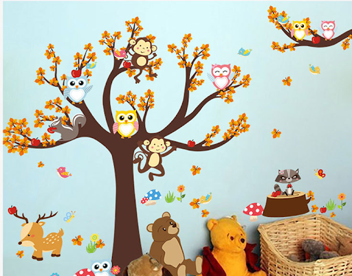 Title 5, Cute Forest Bedroom Living Room Childrens Room...