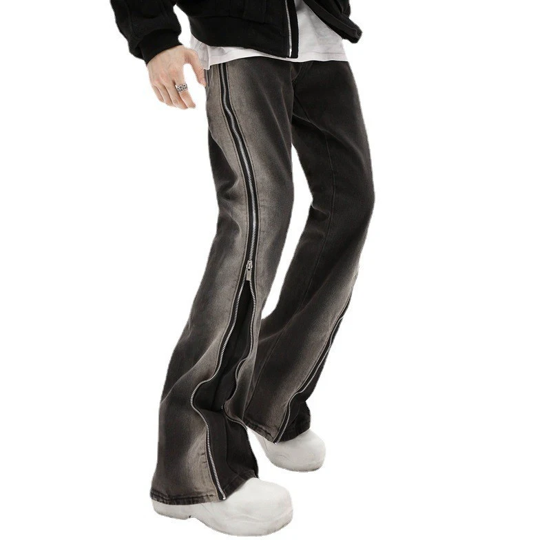 Men's design zipper straight-leg trousers, offering a modern look, exceptional comfort, and versatile style for any occa — photo 8