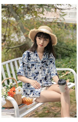 Title 2, Womens Summer Loose Chiffon Shirt With Sunscreen