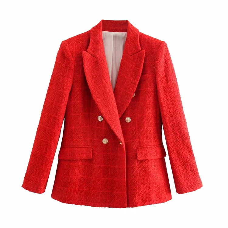 Title 5, Blazer de comprimento médio com cintura sólida ...