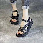 Women's Fashion Soft Leather Platform Sandals Comfortable and stylish sandals perfect for summer, offering all-day weara — photo 5