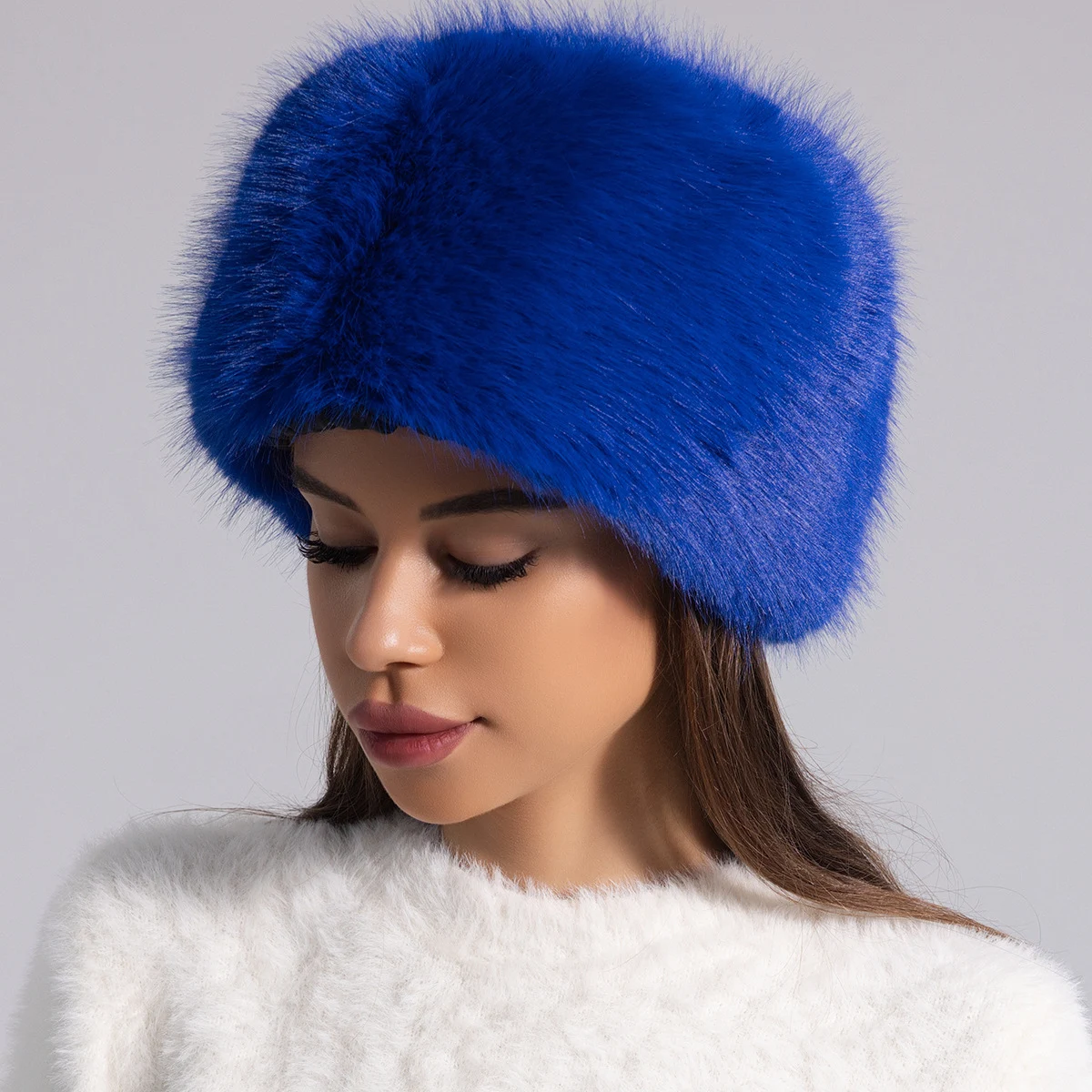 Title 20, Plush Bucket Hat Female Warm Ear Protection