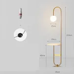 Gold imarble table