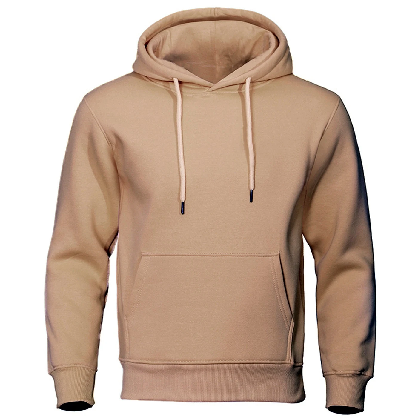 Einfarbiger Pullover-Kapuzenpullover, Unisex, Frühjahrsmode, Fleece-Hoodie. Bequemer Hoodie für lässige Outfits im Frühling und Sommer. — foto 33