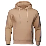 Einfarbiger Pullover-Kapuzenpullover, Unisex, Frühjahrsmode, Fleece-Hoodie. Bequemer Hoodie für lässige Outfits im Frühling und Sommer. — foto 33