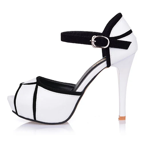 Title 3, Fish mouth color matching high heels. Stylish h...