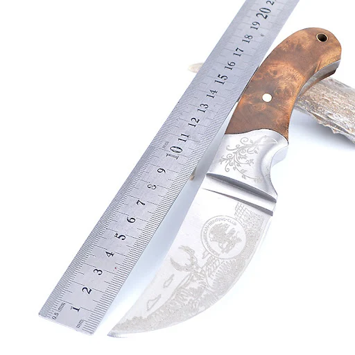 Title 4, American Gaiter Straight Knife Outdoor Survival...