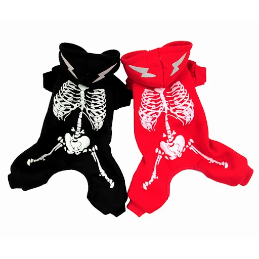 Title 6, Ropa con estampado de calavera de perro para Ha...