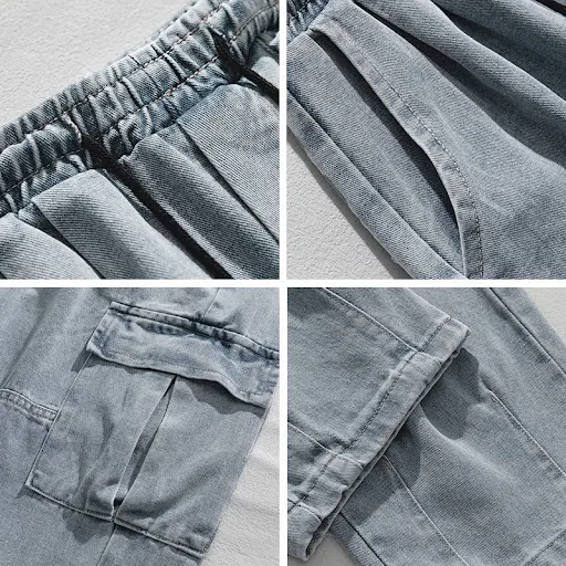 Title 4, Heren jeans met dubbele driedimensionale zakken...