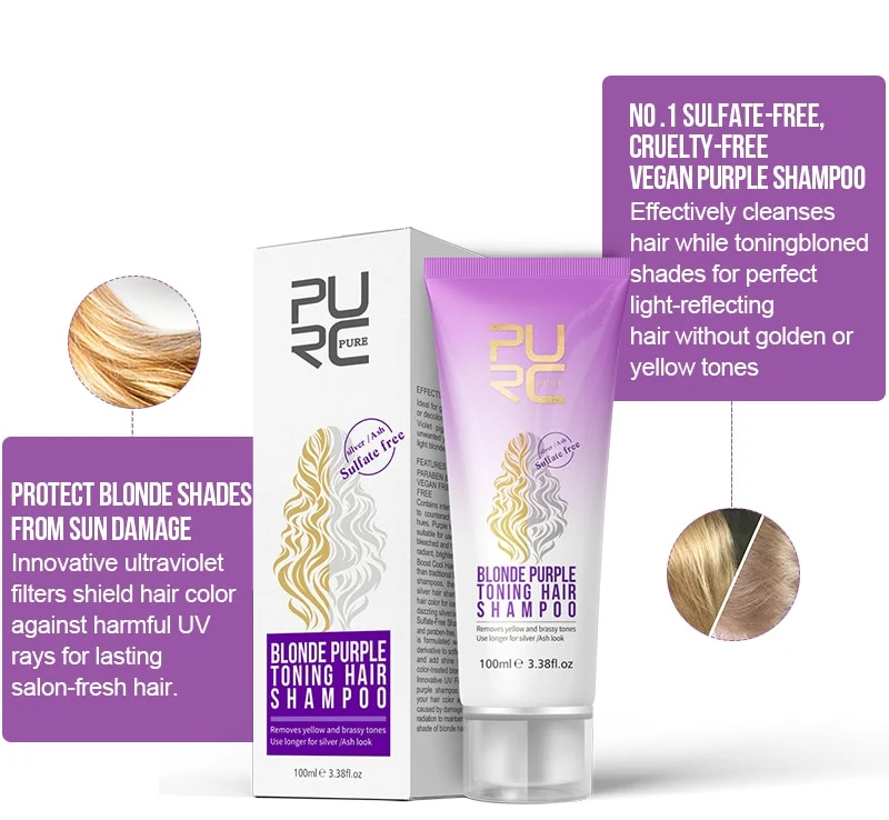 Title 3, Shampoo Grigio-Giallo Post-Tinta, Protezione de...