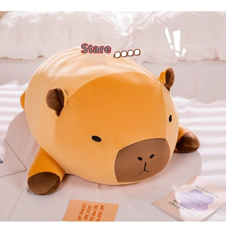 Title 7, Boneca de Capivara Zika Deitada, Travesseiro Lo...