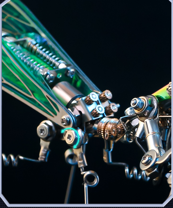 Phantom Prayer Bug, modelo de louva-a-deus feito à mão, Metal Tide Play, ornamento de inseto, presente de feriado para meninos. — foto 9