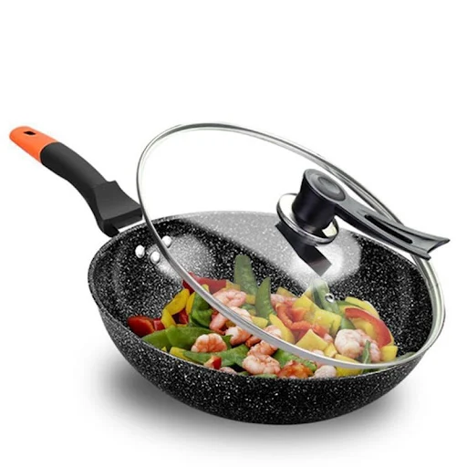 Title 3, Medical Stone Pot Titanium Frying Pan for Home ...