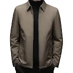 Casual Middle-aged Men's Winter Jacket Thickened Lapel. A warm and comfortable coat for cold weather. Perfect for everyd — photo 3