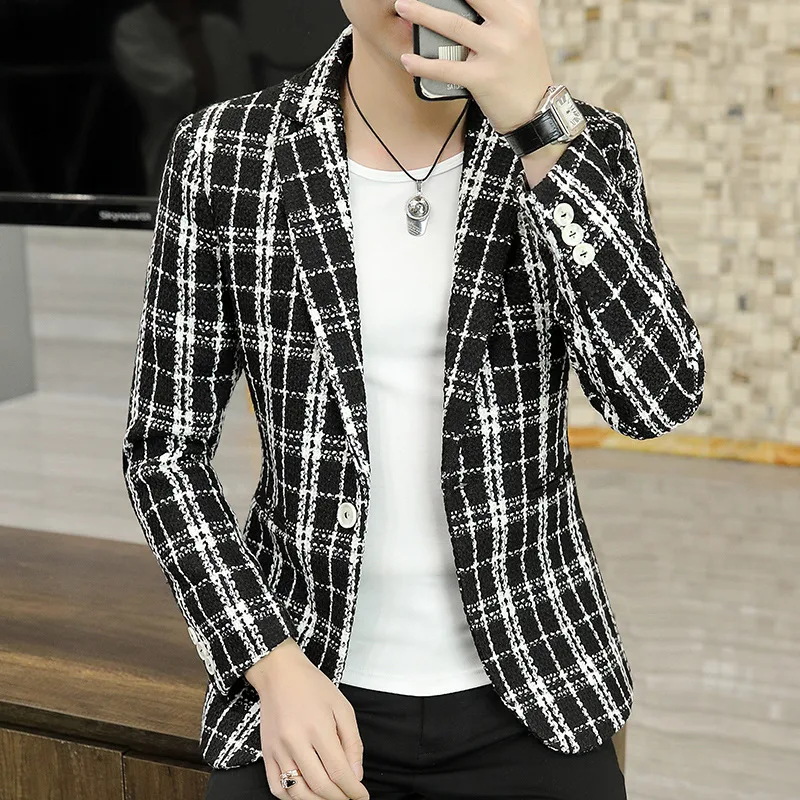 Men's Plaid Jacket – Trendy and Handsome. The perfect jacket for a stylish and modern look, ideal for any occasion and w — photo 3