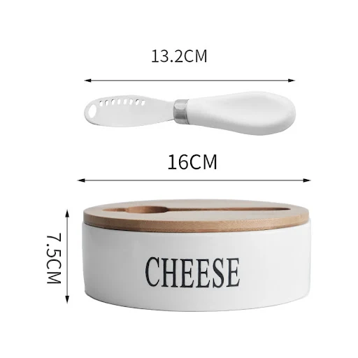 Title 1, Large Capacity Western Style Ceramic Butter Dis...