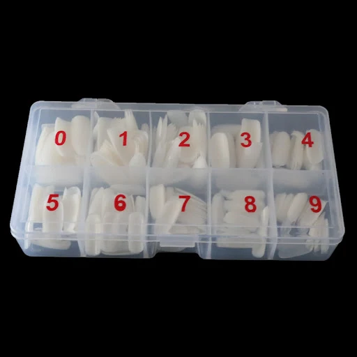 Title 2, Caixa com 500 peças de unhas artificiais para n...