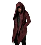 Men's Irregular Trench Coat T-shirt a casual stylish top. Comfortable design for everyday wear. A unique and modern look — photo 1