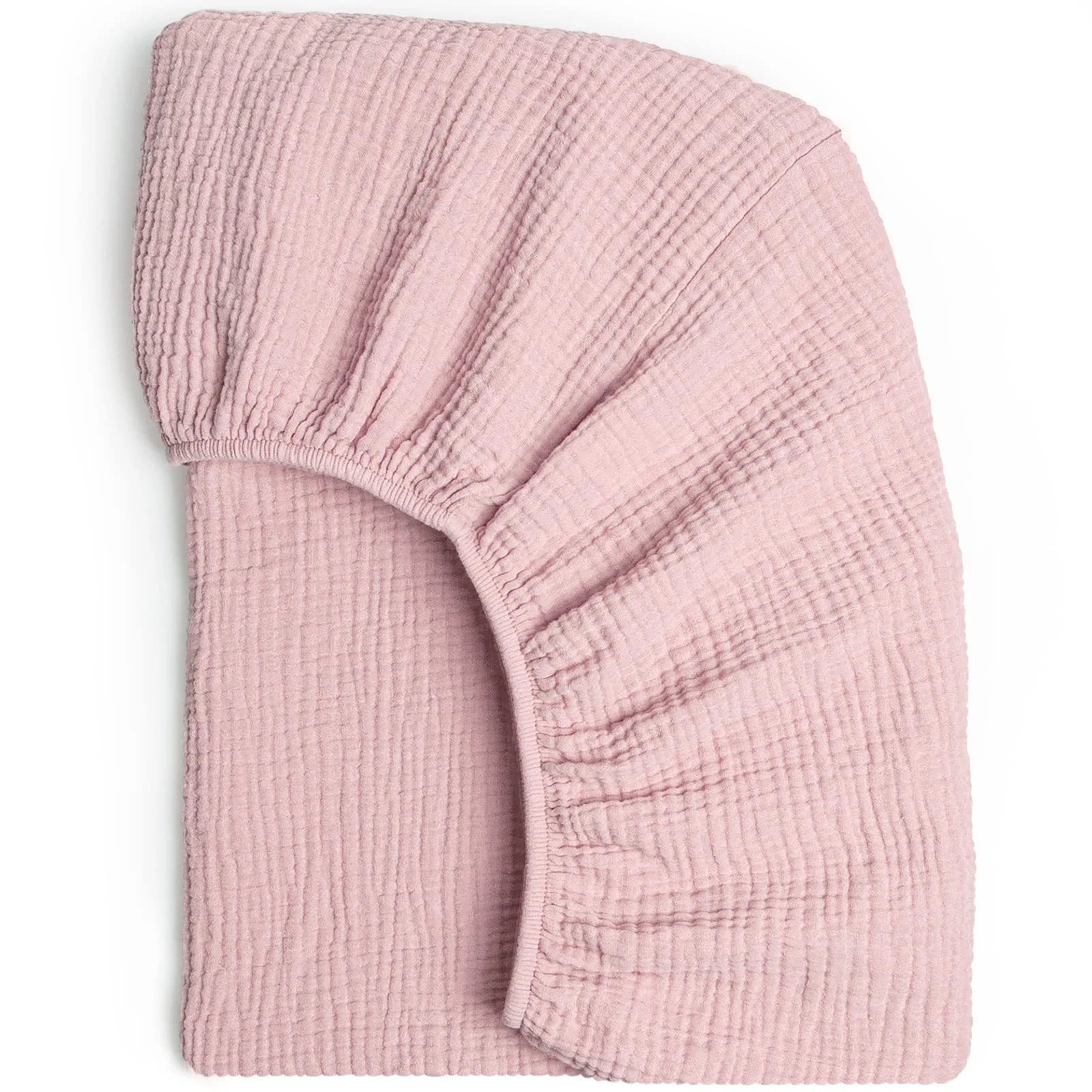 Lençol de baixo com elástico para bebês, gaze estampada, 100% algodão, estilo europeu e americano, macio e respirável, ideal para o sono. — foto 15
