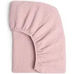 Lençol de baixo com elástico para bebês, gaze estampada, 100% algodão, estilo europeu e americano, macio e respirável, ideal para o sono. — foto 15