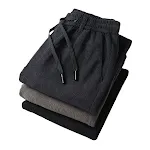 Pantalon décontracté en velours côtelé pour homme, coupe droite et ample. Confort et style décontracté. Idéal pour un look casual et tendance au quotidien. — photo 4