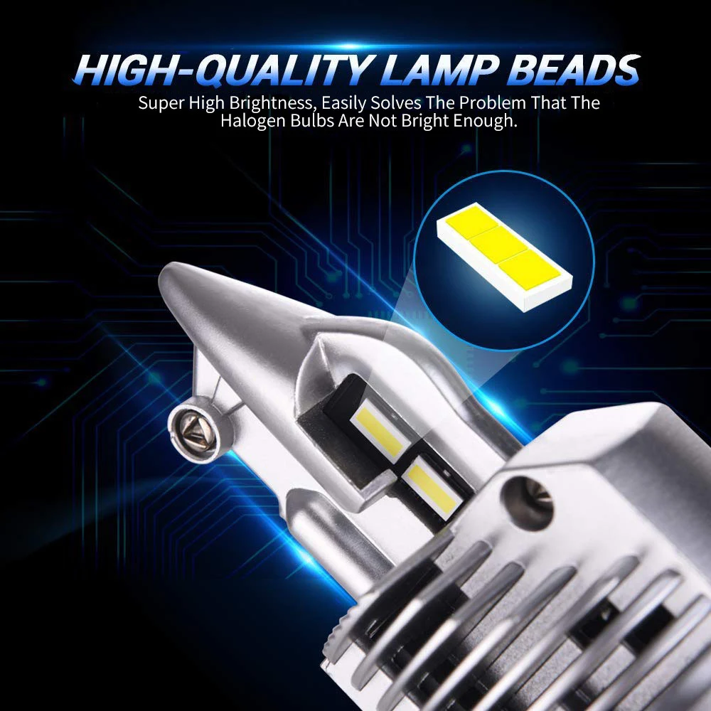 Title 1, LED Car Headlights, H4 Fighter Jet Series. Expe...