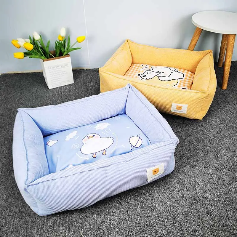 Title 1, Fabric Craft Printing Square Warm Pet Bed provi...