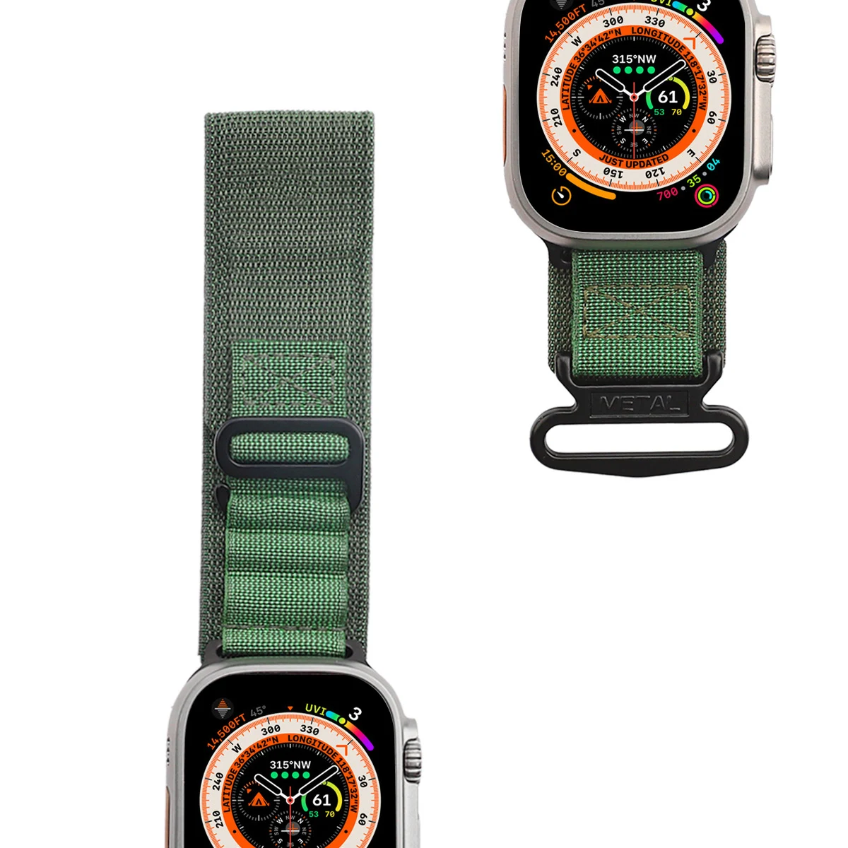 Pulseira esportiva de velcro para montanhismo em nylon e lona, durável e confortável, perfeita para esportes e atividades ao ar livre. — foto 17