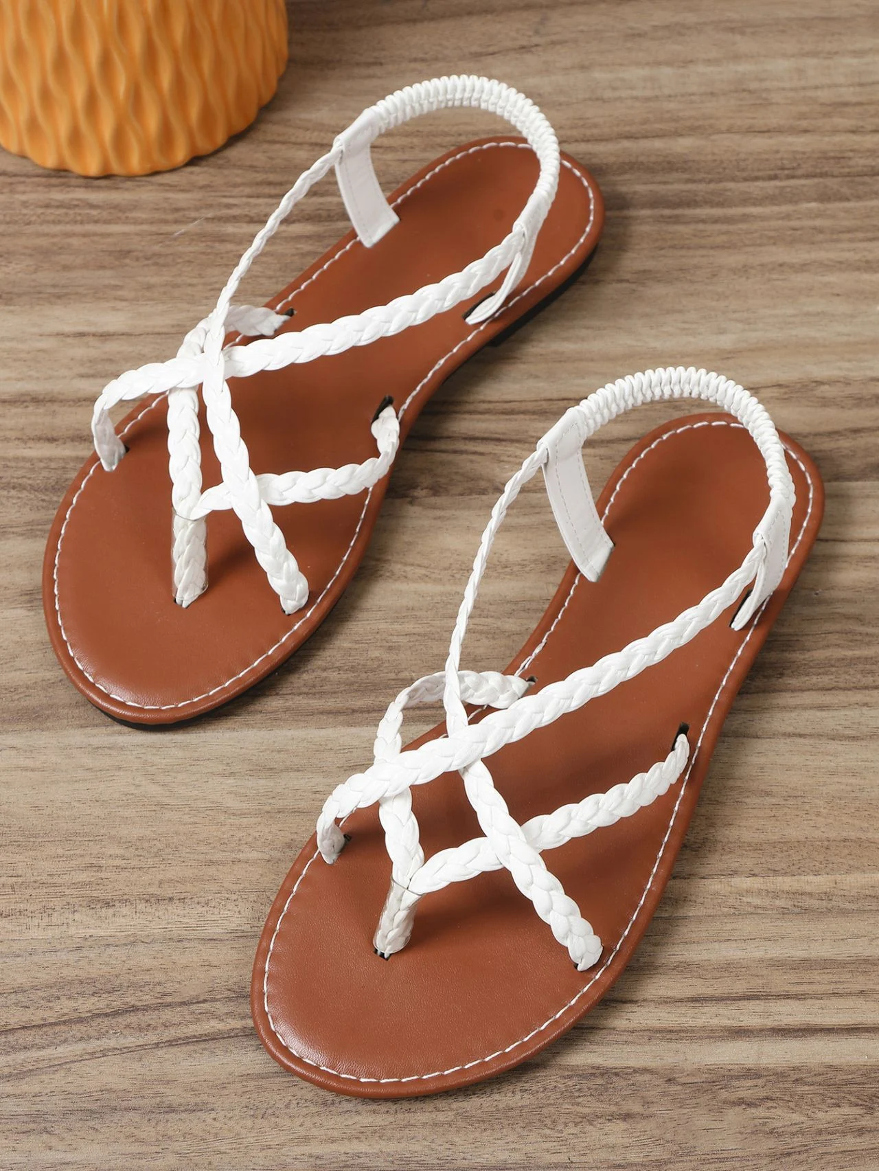 Dames casual platte teenslippers, ideaal voor dagelijks gebruik, comfortabele slippers met open teen, perfect voor warme zomerdagen. — foto 32