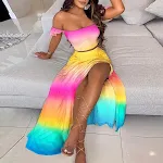 Gradient rainbow color