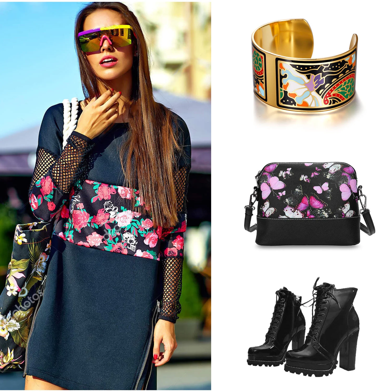 Pulseira bracelete de esmalte, um toque de cor e elegância para seu dia a dia. Combine estilo e durabilidade, realçando sua beleza com charme. — foto 5