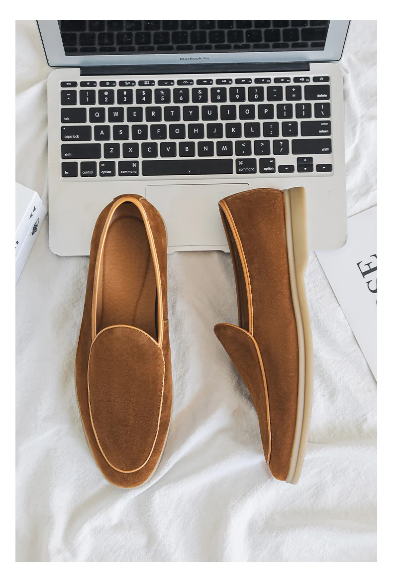 Title 17, Herren Business Flache Schuhe mit Weicher Sohle...