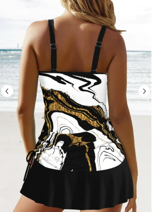 Customized printing metal ring double-shoulder strap backless sexy sling, perfect for a night out, offering a unique, pe — photo 9
