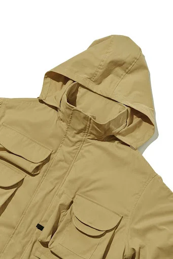 Title 10, Multi Pocket Functional Work Coat Loose Warm St...