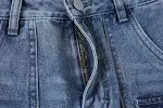 Heavy Industry Detachable Washed And Worn Straight Jeans. Durable comfort and rugged style for work or everyday wear. Ge — photo 13