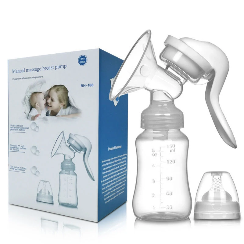 Manual Silicone Breast Pump for Maternity. Gentle, easy to use, provides comfortable and efficient breast milk expressio — photo 2