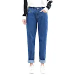 High-rise loose cropped straight-leg jeans – Effortless style and comfort in one, these jeans offer a relaxed fit and mo — photo 1